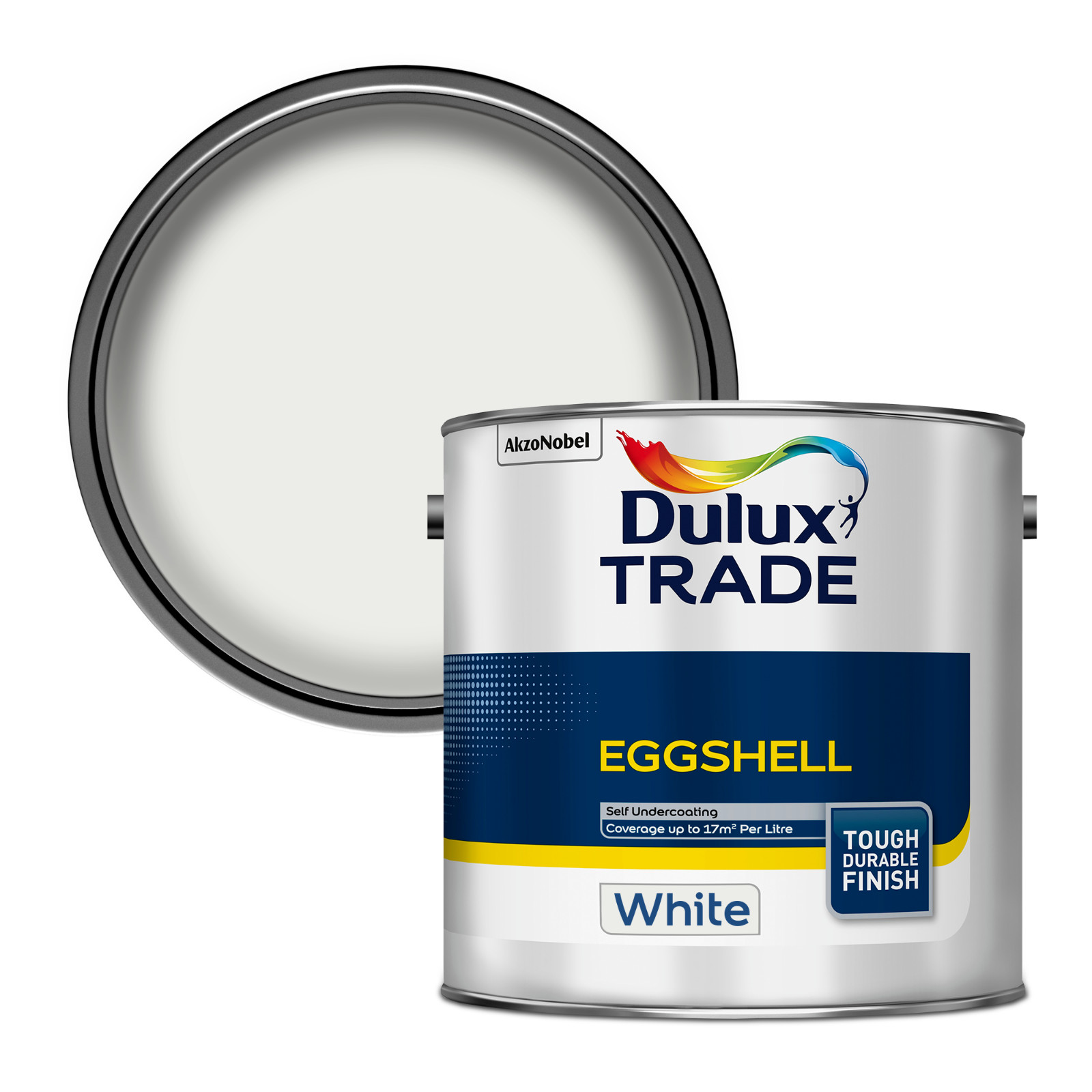 Wood & Metal Paint - Dulux Trade Eggshell White 2.5L