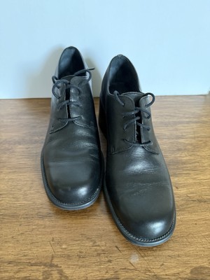 Hillard & Hanson Women's Sz 6M Oxford Black Leather Upper Shoes