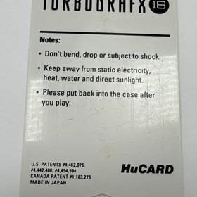 Bomberman Turbo Grafx 16 HuCard Tested 1991