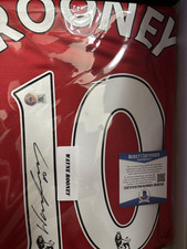 Wayne Rooney Leaf Autographed Soccer Jersey