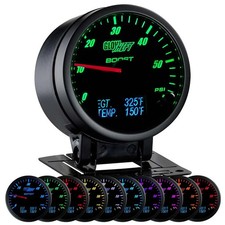 Glowshift Black Analog Boost W Digital Egt Trans Temp Diesel Combo Gauge Kit Glowshift Black Analog Boost W Digital Egt Trans Temp Diesel Combo Gauge Kit