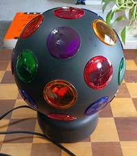 Disco Ball Rotating Multi-color Party "BALL OF LITE" Light Stands Or Hangs