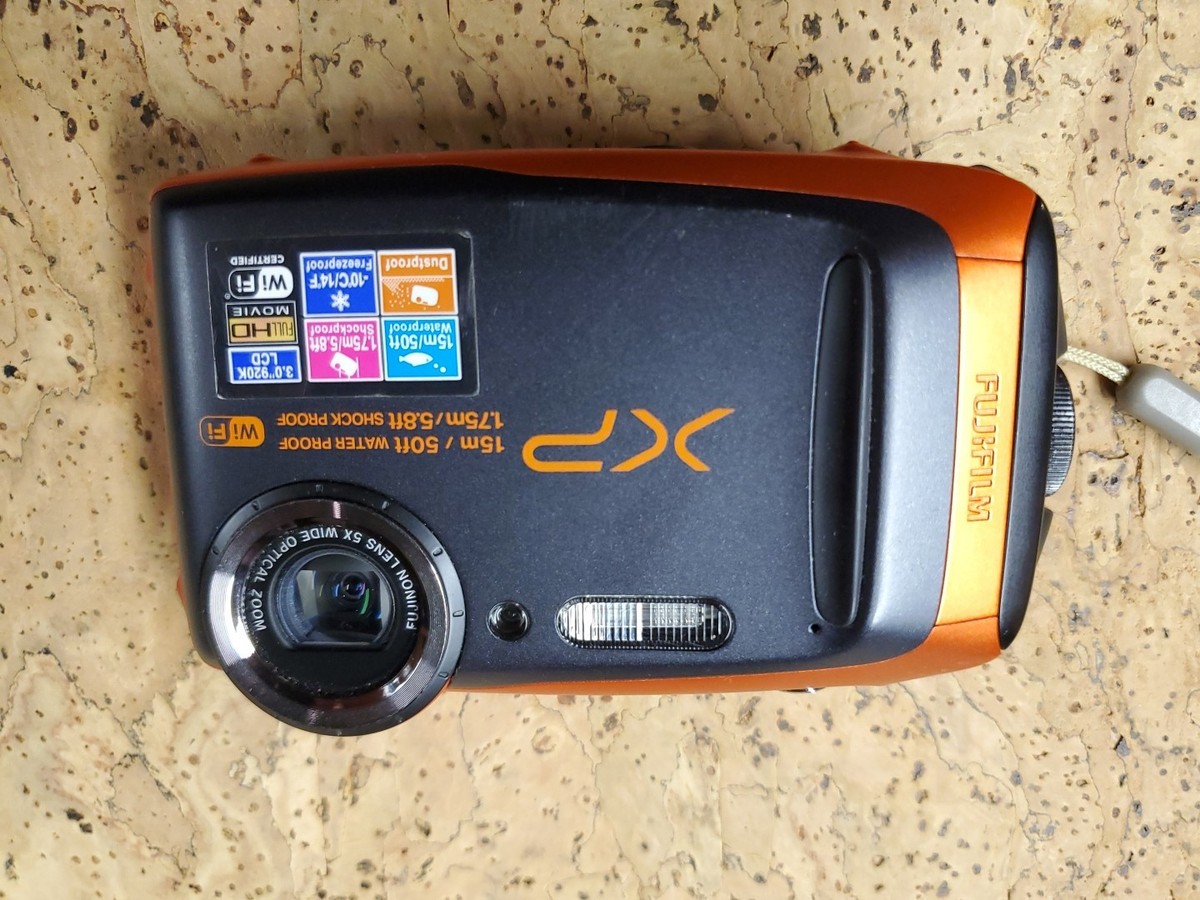 Fujifilm FinePix XP90 ORANGE Water Proof Digital Camera TESTED
