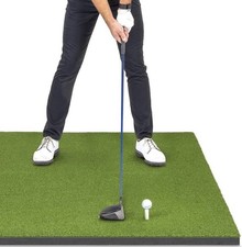 Golf Hitting Mat 17x27 Artificial Turf Practice Mat SBR Foam Green