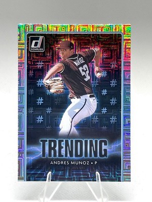 2021 Panini Donruss Andres Munoz Trending Vector #TR11 Padres Mariners