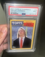 2021 TOPPS X T.LAWRENCE TREVOR LAWRENCE #26 YELLOW 10/10 PSA 9