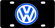 One Aluminum License Plate 6 In X 12 In Made In Usa For Volkswagen
