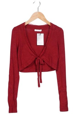 Promod Strickjacke Damen Cardigan Jacke Gr. 2XS Rot #4830jfb