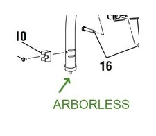 Original Homelite Arborless Trimmerkopf für 26CS Curved Shaft Trimmer 311759011