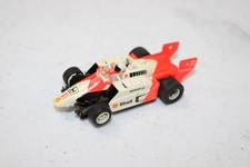 VTG TYCO SLOT CAR HO SCALE INDY MCLAREN HONDA SHELL 11 SHOWA WHT/FLUOR RED 5A