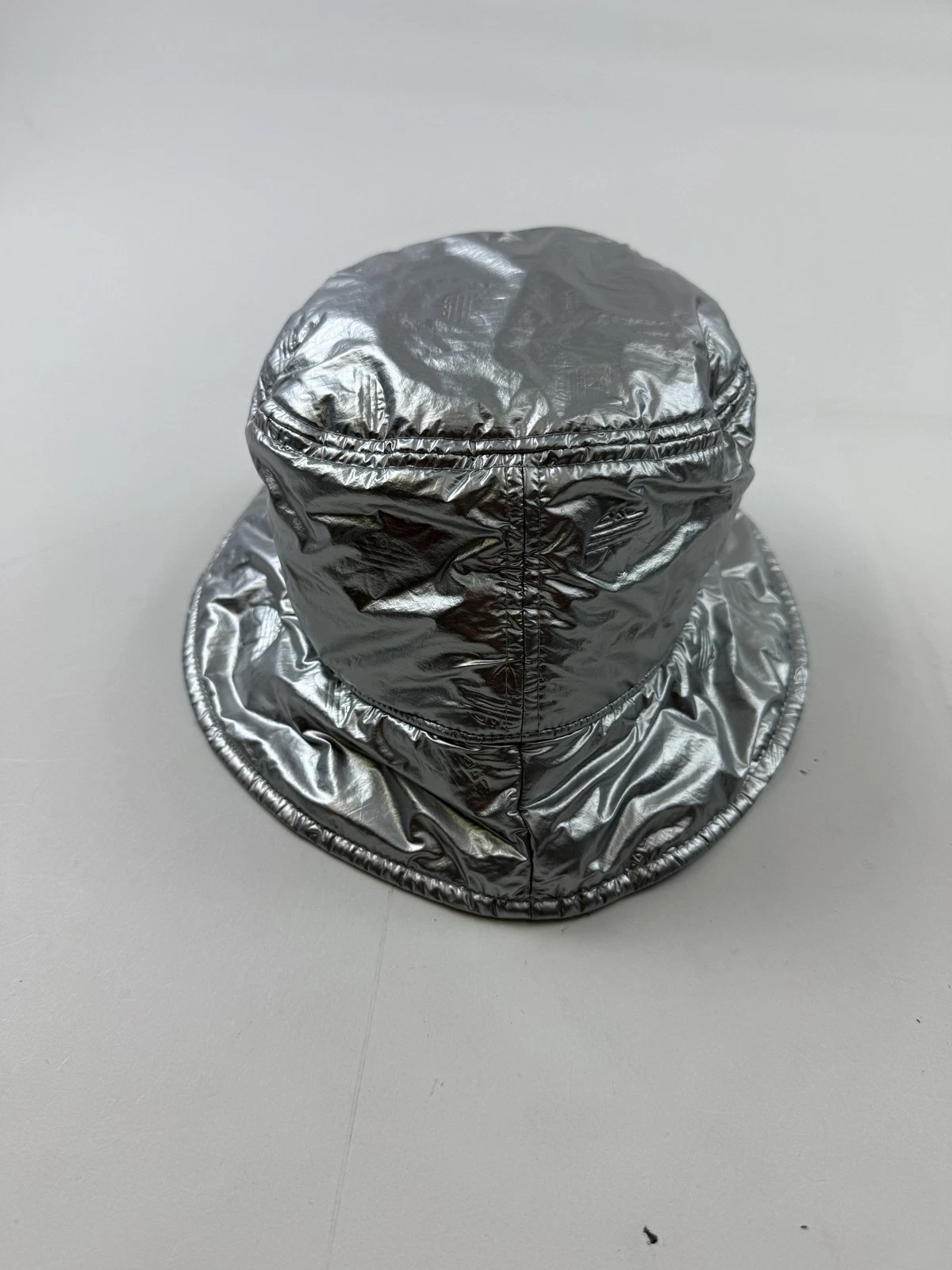 Adidas Hat Bucket Fitted Mens One Size Silver Insulated Winter Sports Metallic