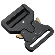 Quick Side Release Metal Strap Buckle Replacement for Bag Luggage Webbing Sewing