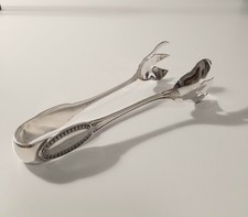 Posata pinza ghiaccio pane stile Impero in argento 800   gr. 60