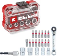Einhell XS-CASE 21-Tlg. Bit- & SteckschlüSsel-Set, 25-Mm-Bits + Aufbewahrungsbox