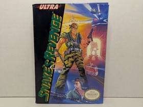Snake's Revenge (Nintendo, NES, 1990) W/ Box + Manual Authentic Tested Working