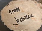 Vtg Hand Carved Wood Nativity Sculpture, signed — photo 3