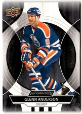 Glenn Anderson 2024-25 UD Engrained Icons Ebony /199 #62 Edmonton Oilers