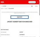 TONY SCHUMACHER Autographed U.S. ARMY Jacket Black S PSA/DNA NHRA — photo 6