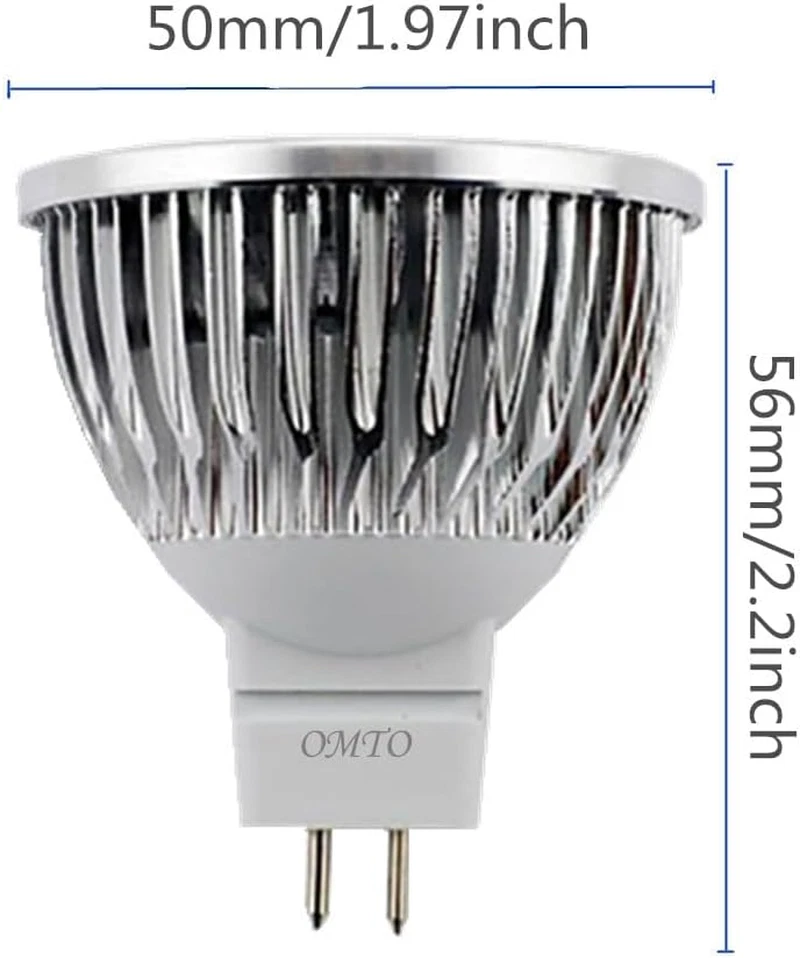 MR16/GU5.3 12V 4W LED Bulbs 40W Halogen Bulb Equivalent Spotlight Bulb for Lands - Image 4 of 4