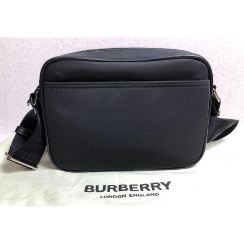 DH244] BURBERRY Paddy Bag Crossbody Shoulder Black London