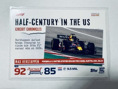 2024 Topps Turbo Attax F1 Max Verstappen #162
