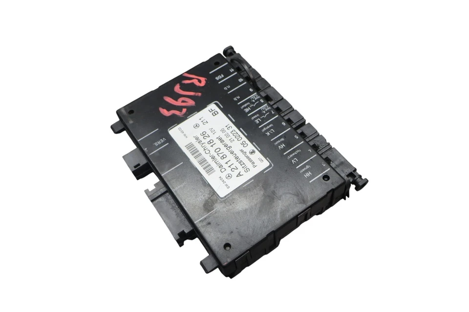 01-09 Módulo de control delantero derecho debajo del asiento Mercedes W209 CLK350 CLK55 AMG fabricante original Foto 4 de 4