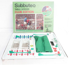 1970s Subbuteo Table Soccer Club Edition Blue and Red Teams - Boxed Set