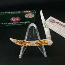 2006 Case XX ELEGANTÉ Toothpick Scrolled Antique Bone Knife *RARE #93/100* MINT