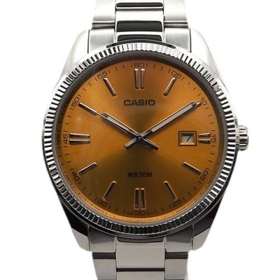 Casio Collection MTP-1302PD-9AVEF Herrenuhr 38 mm Edelstahl Neu OVP