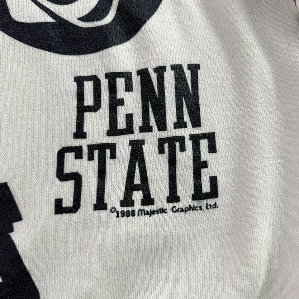 Винтажная толстовка с принтом Penn State PSU Lion All Over Majestic College Football XL - Изображение 2 из 4