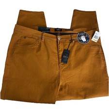 NWT Curve Appeal Womens Mid Rise Minimalist Jegging Shaping System 24W Mustard