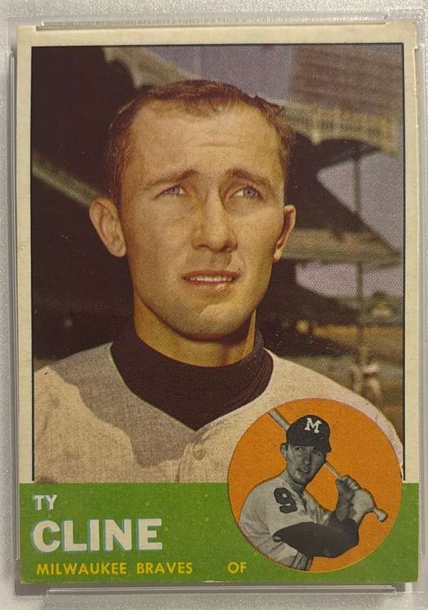 1963 Topps #414 Ty Cline