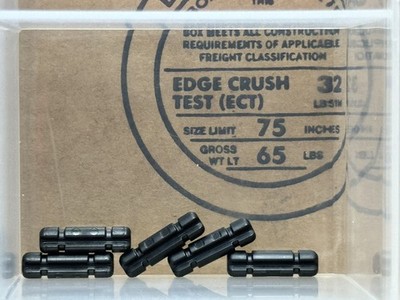 LEGO Parts - Black Technic, Axle 2L Notched - No 32062 - QTY 5