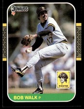 1987 Donruss Bob Walk Pittsburgh Pirates #203