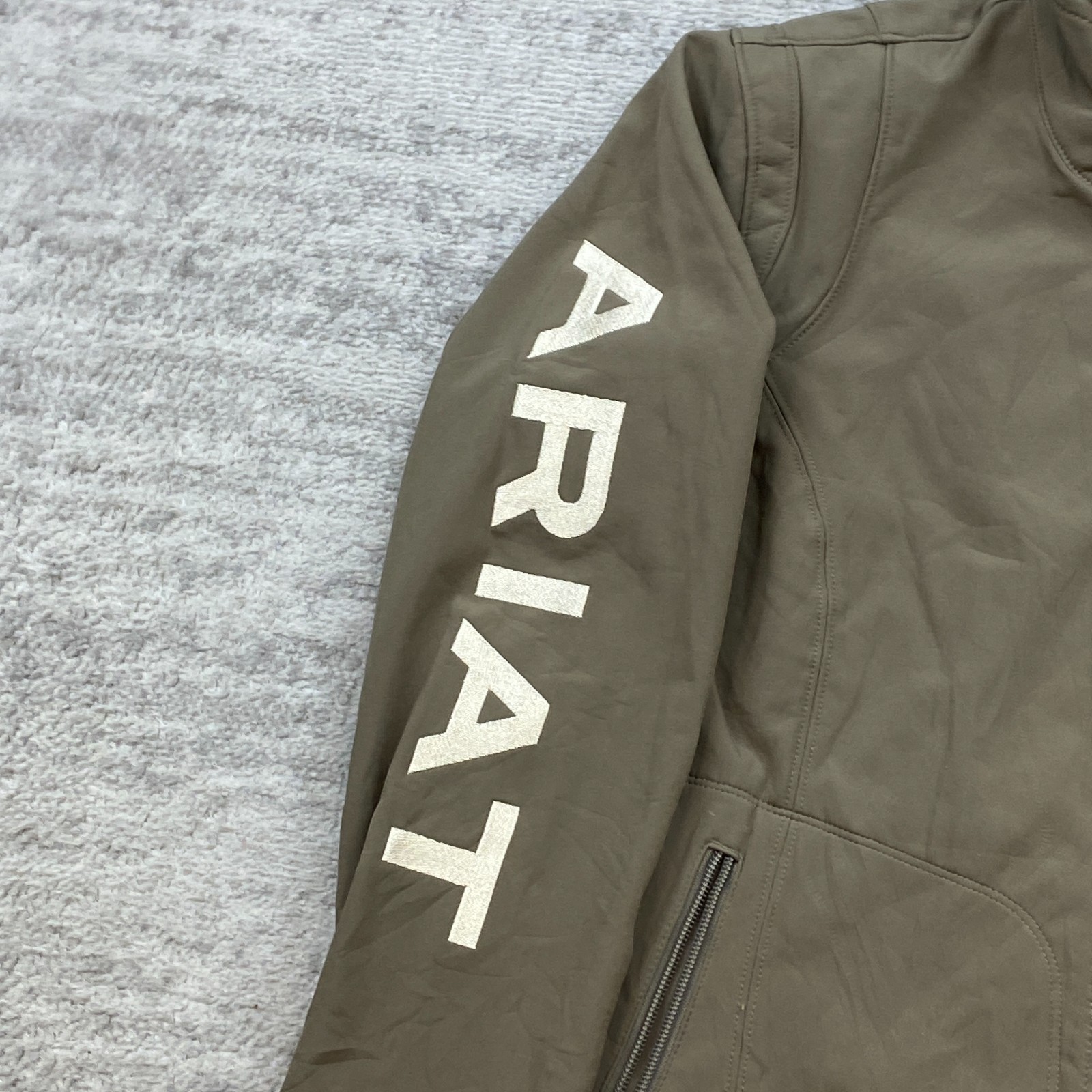 Ariat Team Softshell Jacket Medium Brown Equestri… - image 2