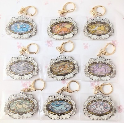 イーブイ Vee Vee Voyage アクリルキーホルダー全種類セット Pokemon PokePark Kanto Vee Vee Voyage Eevee Acrylic Keychain 9pc