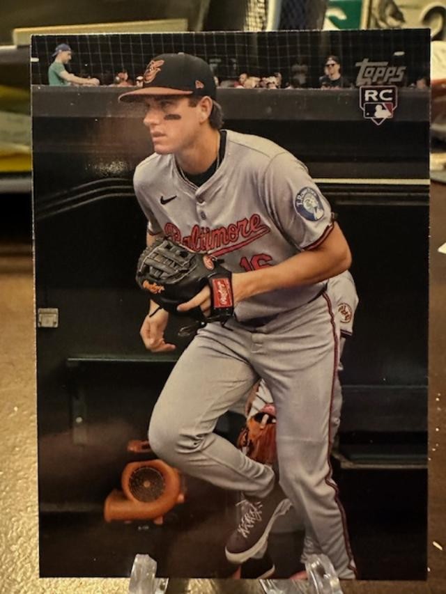 2025 Topps Update True Photo Variation Coby Mayo Rookie Debut SP RC #US282