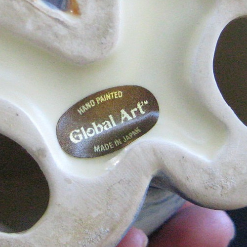 Global Arts Japan Lamb Sheep Farm Primitive Folk-Art Harvey Knox 7.5" tall