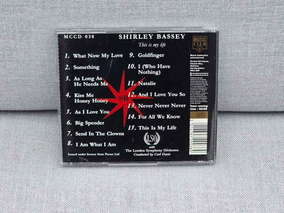 CD - Shirley Bassey - This Is My Life - Bild 2 von 3
