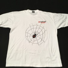 1990'S CHIPCOM Spider USA MADE T-Shirt Size (XL) INFINEONS SPIDERSOM
