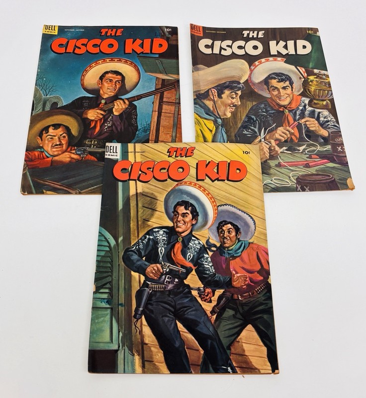 The Cisco Kit #17-19 Lot of 3 Golden Age Comics