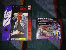 Transformers STARSCREAM TRU Exclusive Masterpiece MP-07 and Walmart G1 Reissue