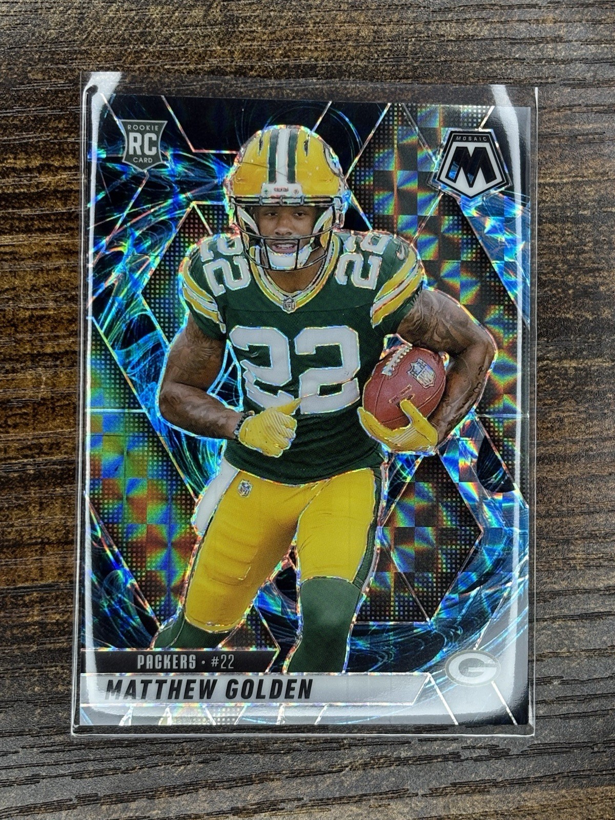 2025 Panini Mosaic Matthew Golden #323 RC Rookie Genesis Mosaic Prizm SSP