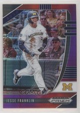 2020 Panini Prizm Draft Picks Red & Purple Hyper Jesse Franklin V #PDP97 1u6