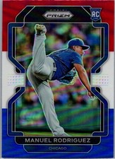 2022 Panini Prizm #153 Manuel Rodriguez Red/White/Blue Prizm