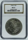 1904 GRADED O MORGAN DOLLAR!  NGC MS61! MUST HAVE! BEAUTIFUL! WOW! NR #P1718