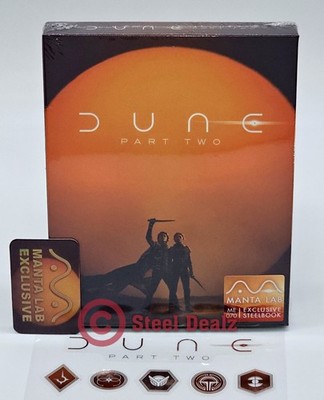 DUNE PART 2 [4K UHD + 2D] Blu-Ray STEELBOOK [MANTA LAB] FULLSLIP [LOW# 041/1200]
