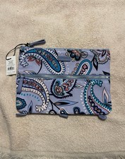 NWT Vera Bradley Makani Paisley Pencil Case School Supplies Zippered Pencil Case