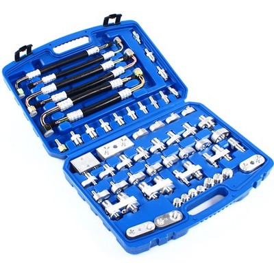 56pcs Air Conditioning Leak Test Kits Detector Detection Tools Auto Repair Tool