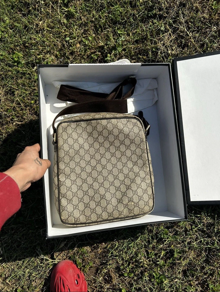 Gucci Monogram Canvas Large Crossbody - Image 3 of 4